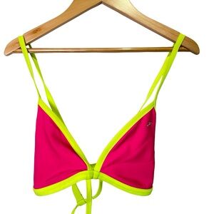Speedo Missy Franklin Endurance Lite Triangle Bikini Top Electric Pink, M